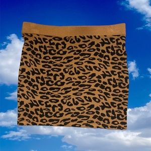 Forever 21 Leopard Bodycon Skirt